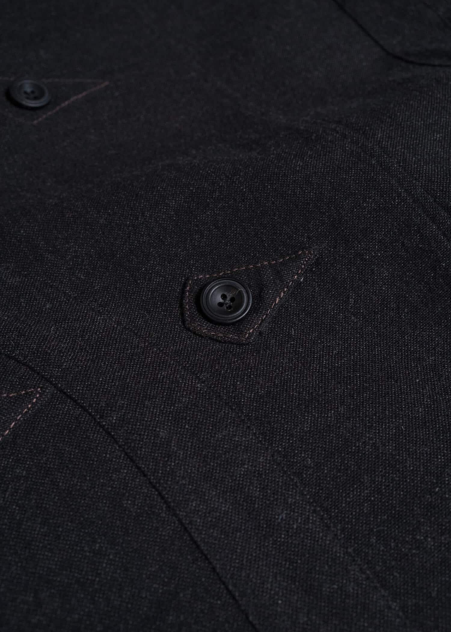 Professor.E TAILORED DB TRENCH BLACK 26FW-PE-LC-03