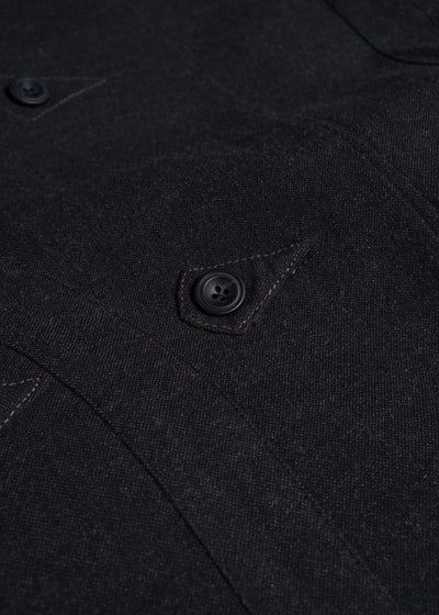 Professor.E TAILORED DB TRENCH BLACK 26FW-PE-LC-03