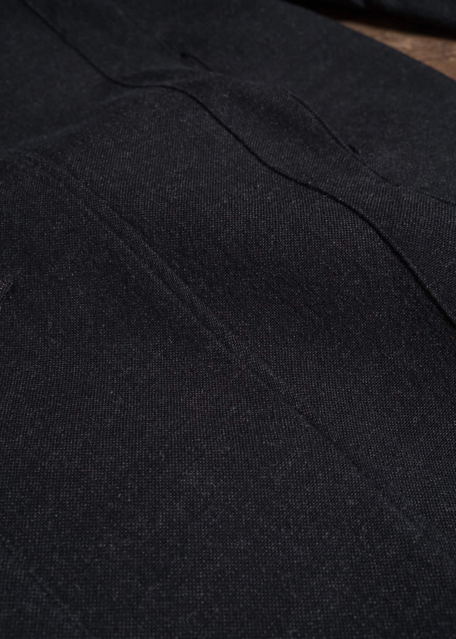 Professor.E TAILORED DB TRENCH BLACK 26FW-PE-LC-03