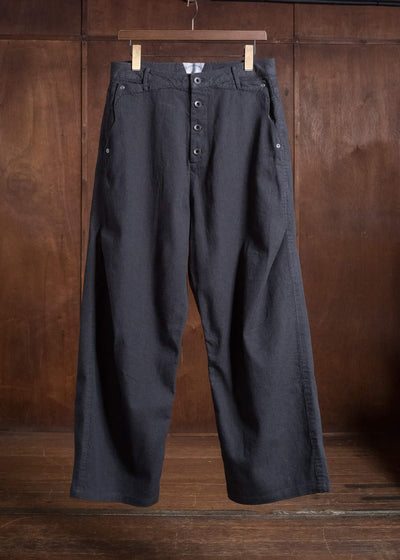 Professor.E OVERLOCKED LOOSE BUCKLEBACK BLACK 26FW-PE-TRL-08