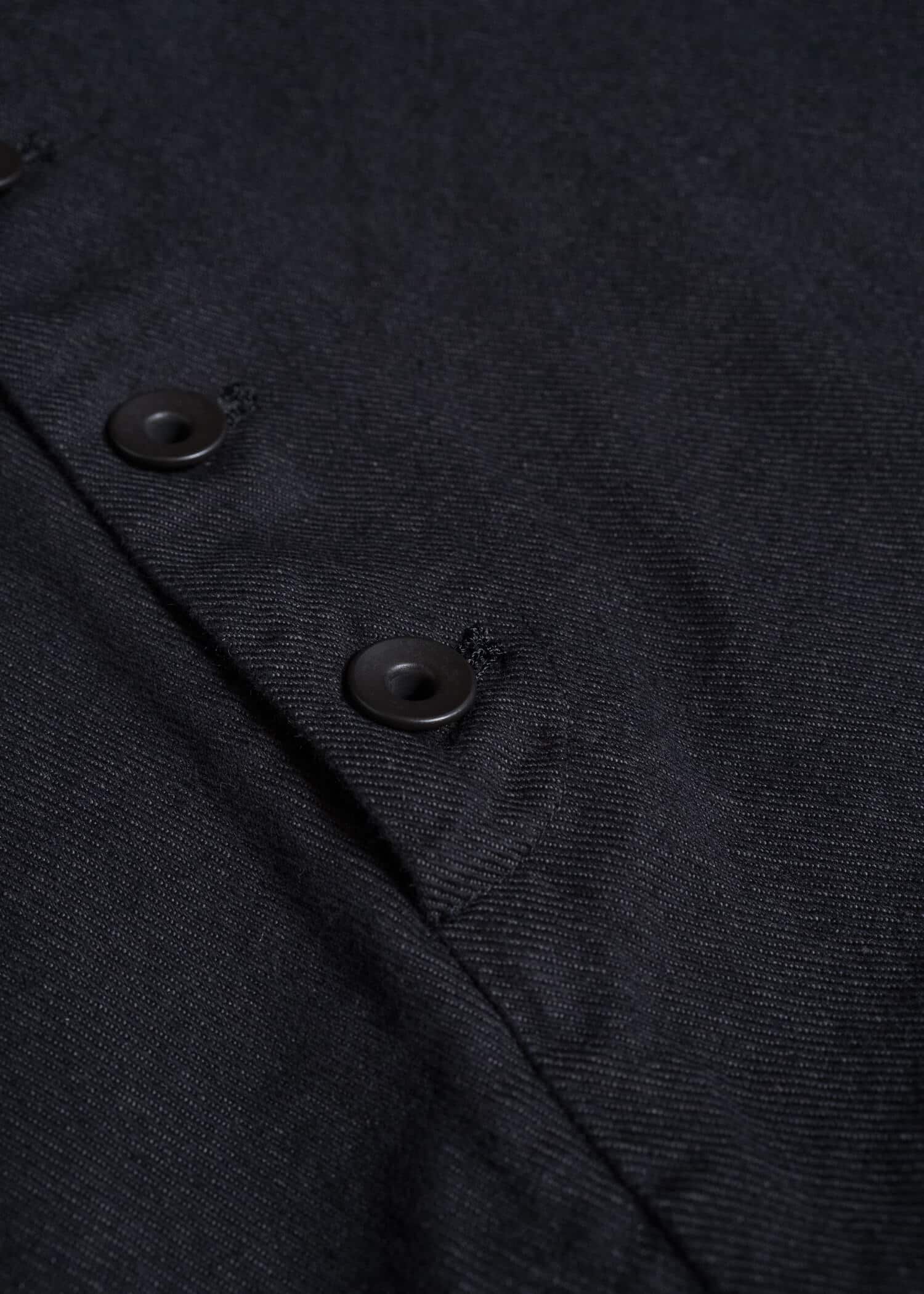 Professor.E OVERLOCKED LOOSE BUCKLEBACK BLACK 26FW-PE-TRL-08