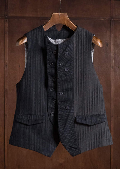 Professor.E E WAISTCOAT STRIPE 26FW-PE-VST-01