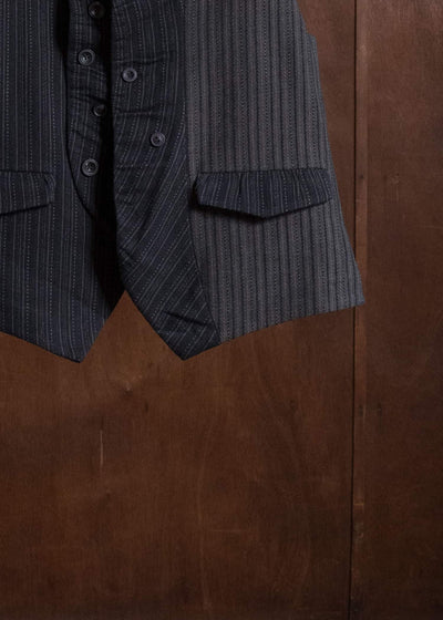 Professor.E E WAISTCOAT STRIPE 26FW-PE-VST-01