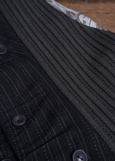 Professor.E E WAISTCOAT STRIPE 26FW-PE-VST-01