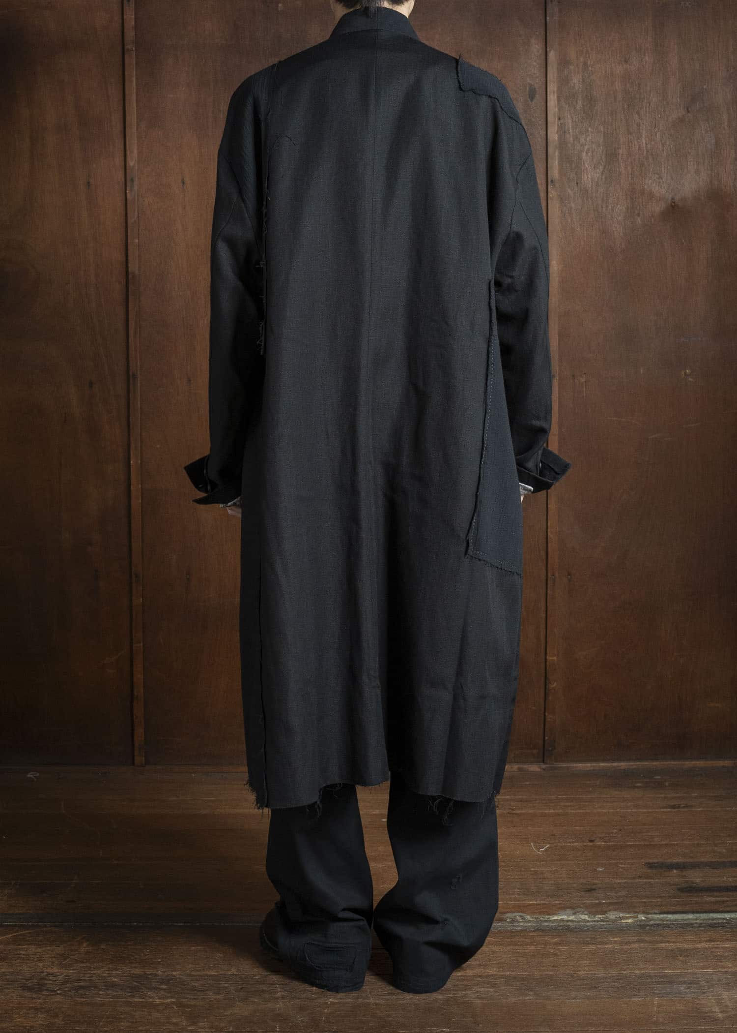 Professor.E GRANDPA'S COAT BLACK 25FW-PE-LC-02