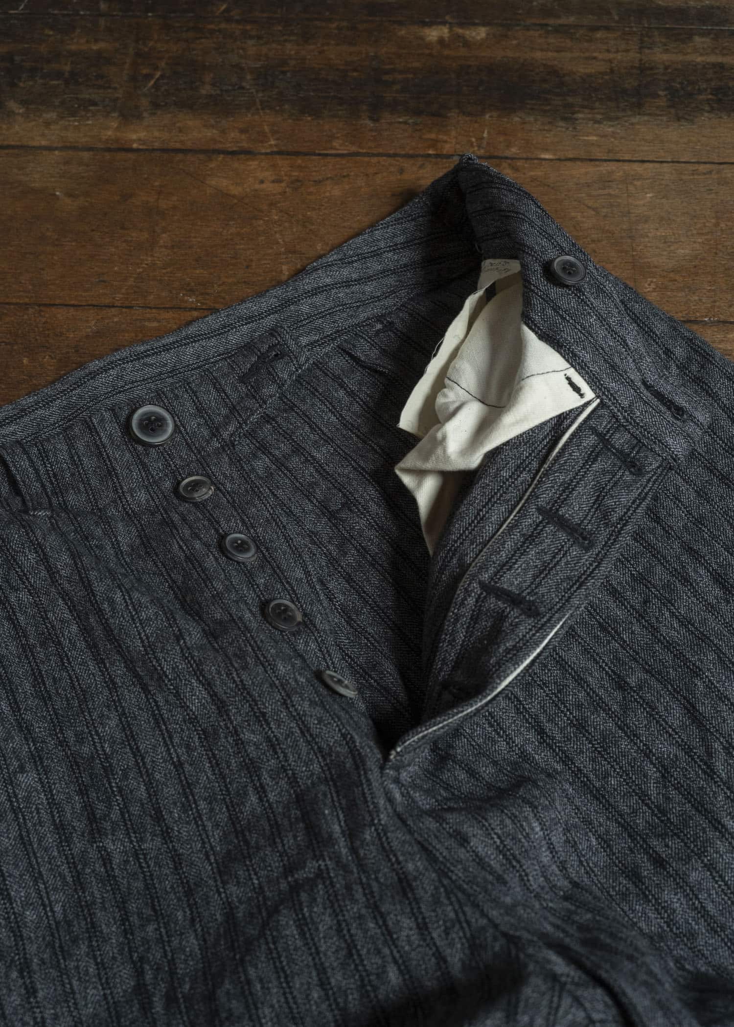 unkruid five pockets grey coutil