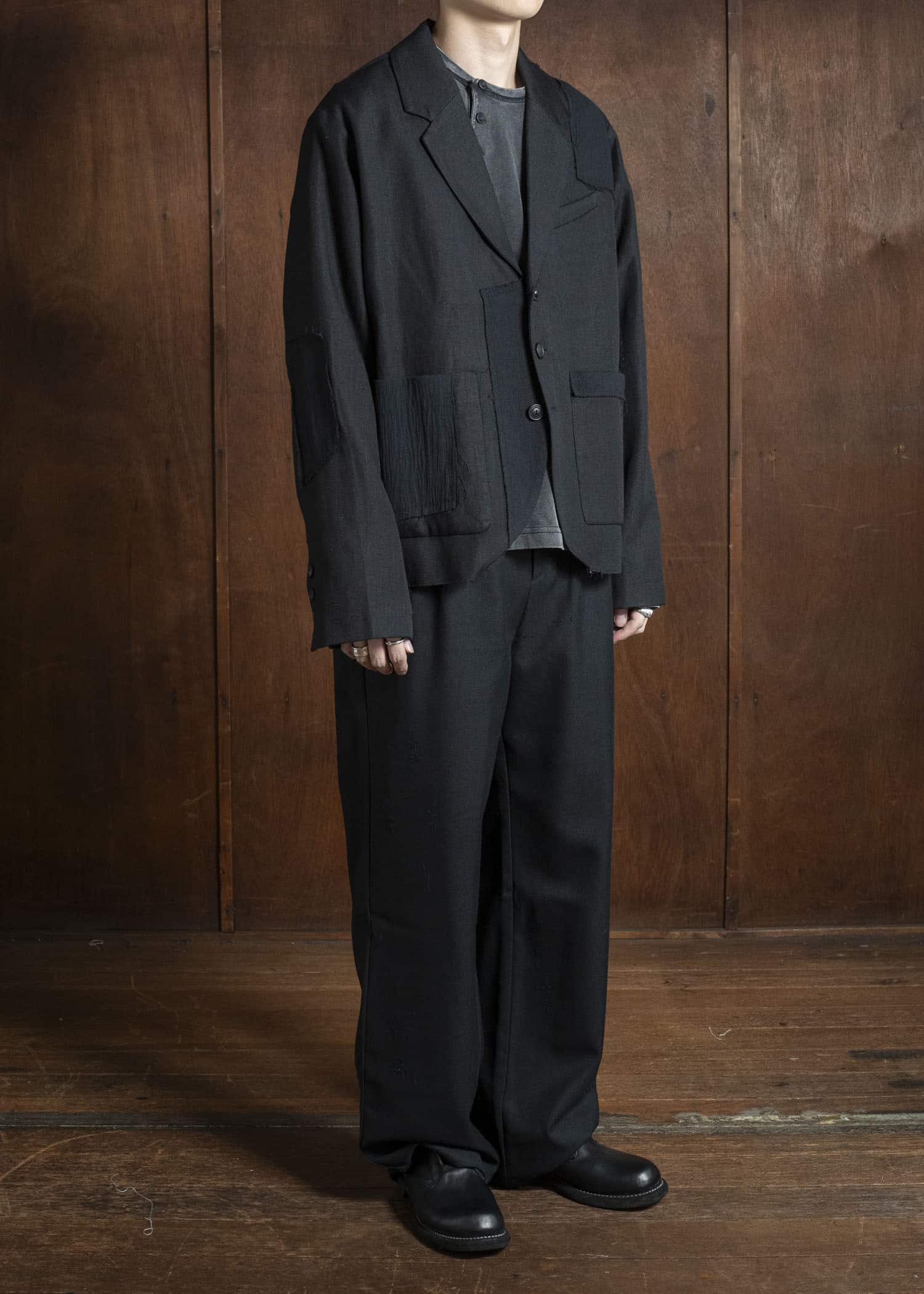 Professor.E GRANDPA'S BLAZER BLACK 25FW-PE-JKT-02