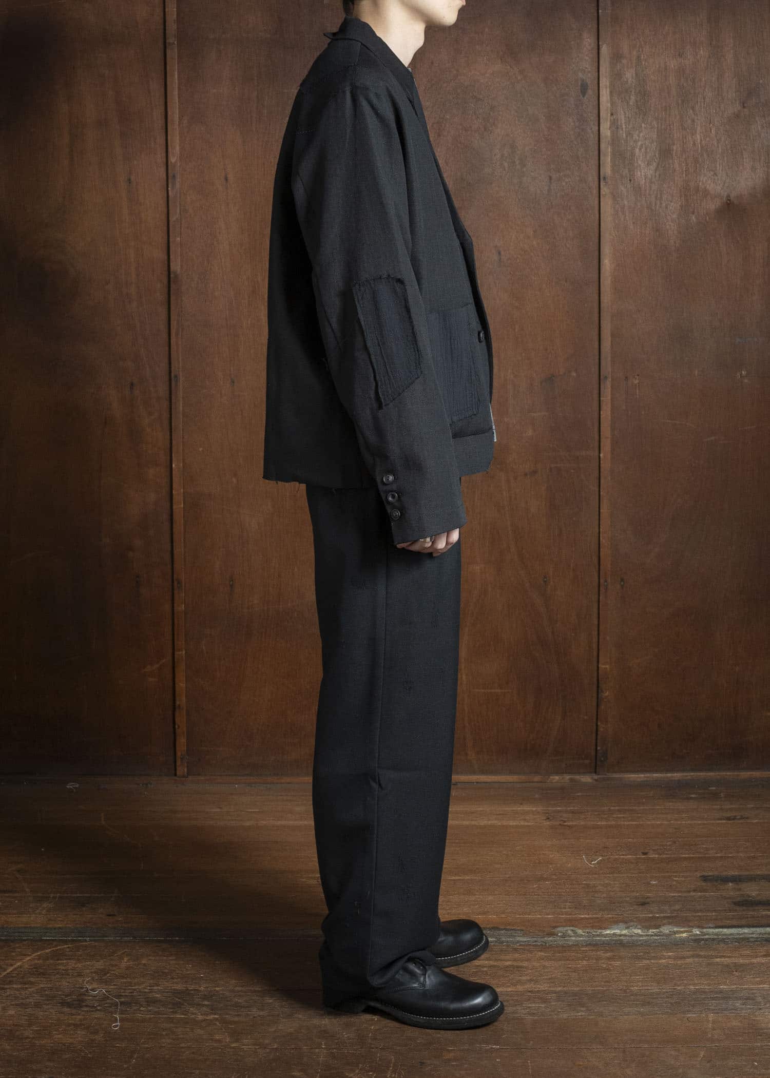 Professor.E GRANDPA'S BLAZER BLACK 25FW-PE-JKT-02