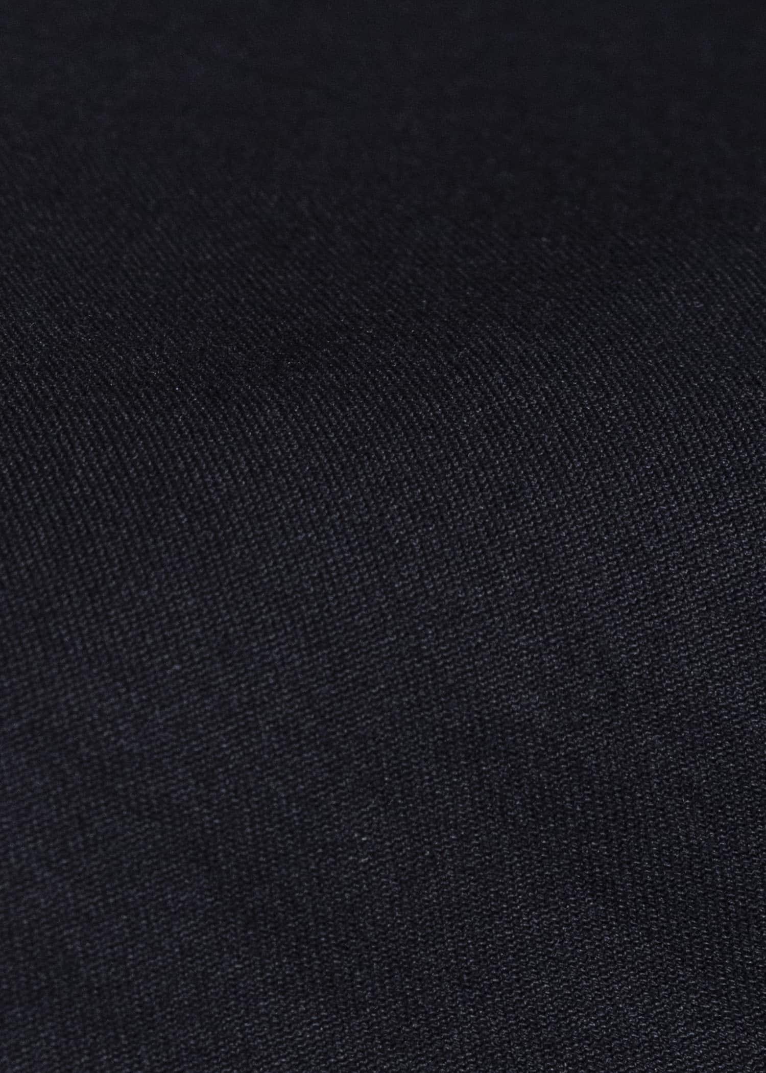JAN-JAN VAN ESSCHE TROUSERS#90 OVERSIZED 6-POCKET DENIM WITH DRAWSTRING INSIDE | CO PAPER FINE TWILL Black