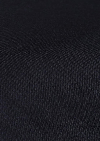 JAN-JAN VAN ESSCHE TROUSERS#90 OVERSIZED 6-POCKET DENIM WITH DRAWSTRING INSIDE | CO PAPER FINE TWILL Black