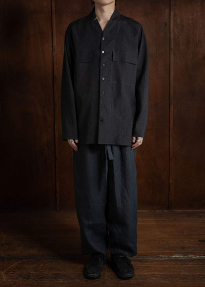 Jurgen Lehl Double Pocket Linen Cotton Shirt J0142FBM702-19