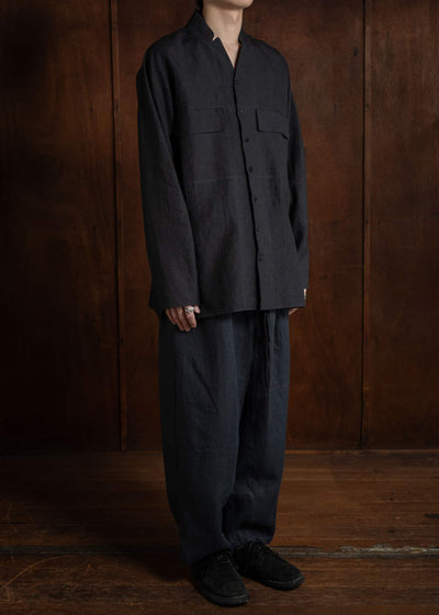 Jurgen Lehl Double Pocket Linen Cotton Shirt J0142FBM702-19