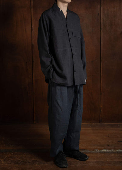 Jurgen Lehl Double Pocket Linen Cotton Shirt J0142FBM702-19