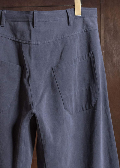 JAN-JAN VAN ESSCHE TROUSERS#90 DENIM STYLE TROUSERS | CO HEMP DENSE TWILL | Logwood