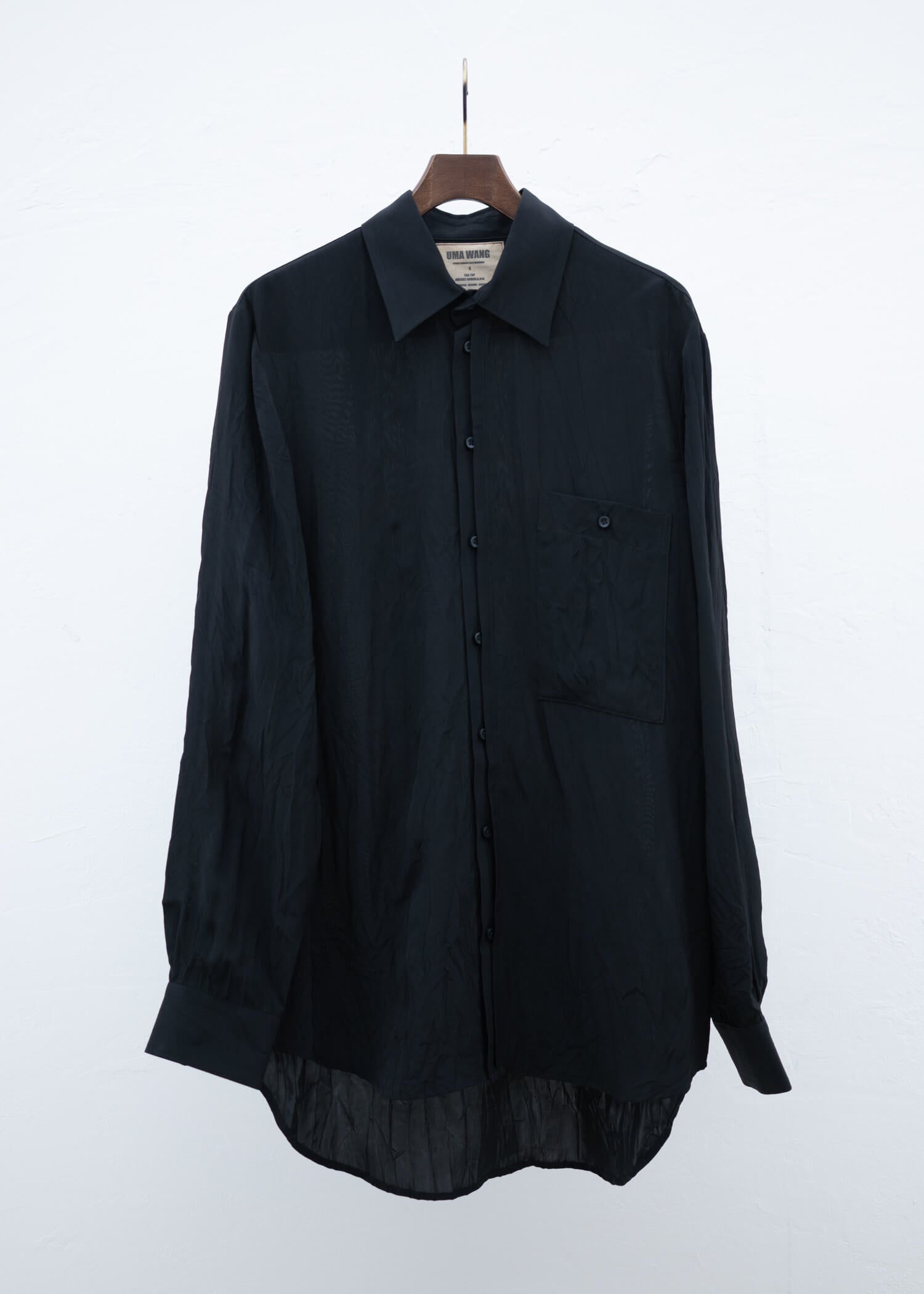 UMA WANG TAB TOP/BUTTON UP SHIRT UM1502