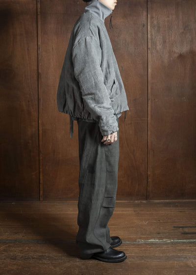 Professor.EE PANTS NATURAL DYED BLACK 25FW-PE-FM-29