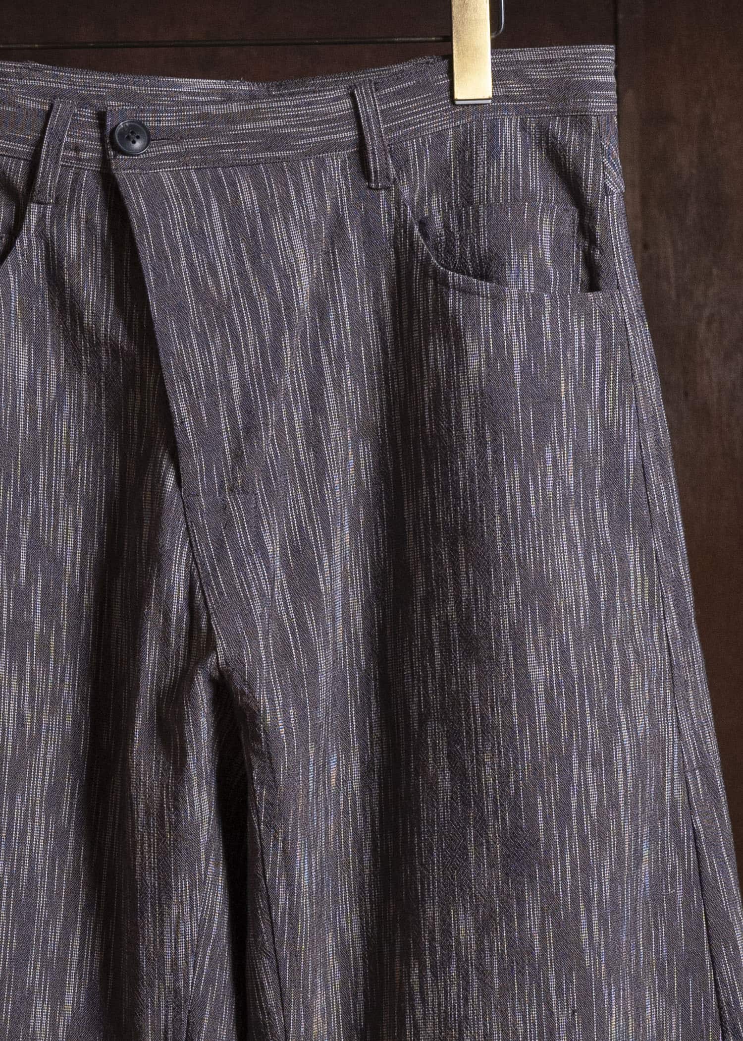 JAN-JAN VAN ESSCHE TROUSERS#90 DENIM STYLE TROUSERS | KASURI COTTON SILK | Old Lavender