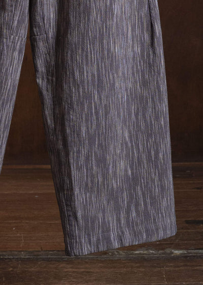 JAN-JAN VAN ESSCHE TROUSERS#90 DENIM STYLE TROUSERS | KASURI COTTON SILK | Old Lavender