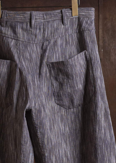 JAN-JAN VAN ESSCHE TROUSERS#90 DENIM STYLE TROUSERS | KASURI COTTON SILK | Old Lavender