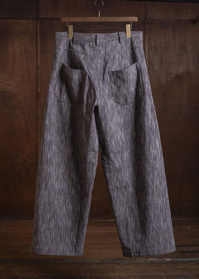 JAN-JAN VAN ESSCHE TROUSERS#90 DENIM STYLE TROUSERS | KASURI COTTON SILK | Old Lavender