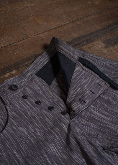 JAN-JAN VAN ESSCHE TROUSERS#90 DENIM STYLE TROUSERS | KASURI COTTON SILK | Old Lavender