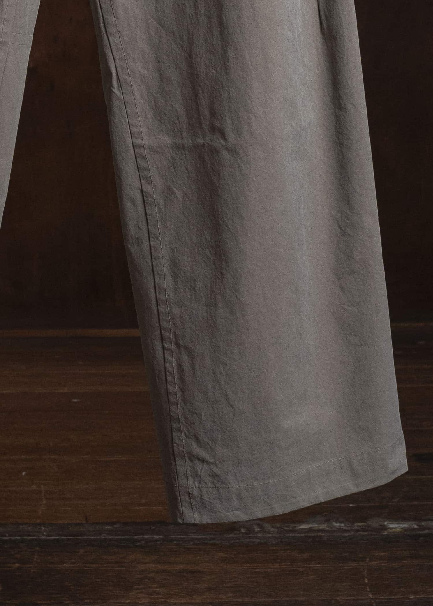 JAN-JAN VAN ESSCHE TROUSERS#90 OVERSIZED 6-POCKET DENIM WITH DRAWSTRING INSIDE Time Washed Light | Stone Grey