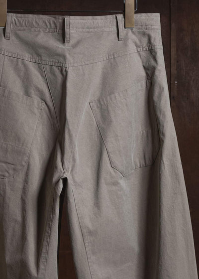 JAN-JAN VAN ESSCHE TROUSERS#90 OVERSIZED 6-POCKET DENIM WITH DRAWSTRING INSIDE Time Washed Light | Stone Grey