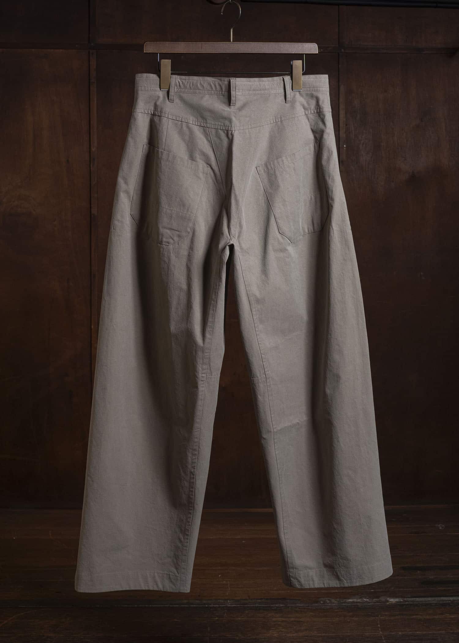 JAN-JAN VAN ESSCHE TROUSERS#90 OVERSIZED 6-POCKET DENIM WITH DRAWSTRING INSIDE Time Washed Light | Stone Grey
