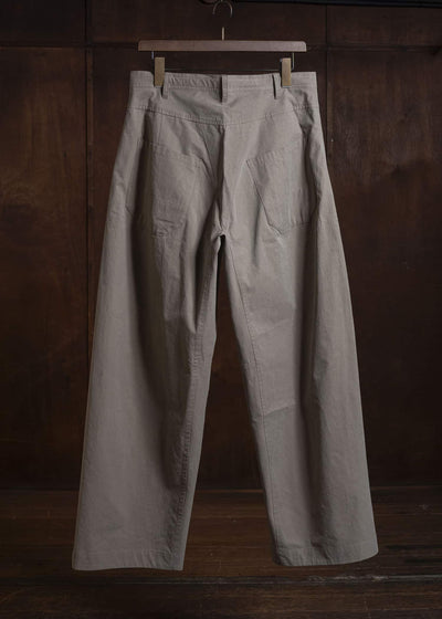 JAN-JAN VAN ESSCHE TROUSERS#90 OVERSIZED 6-POCKET DENIM WITH DRAWSTRING INSIDE Time Washed Light | Stone Grey