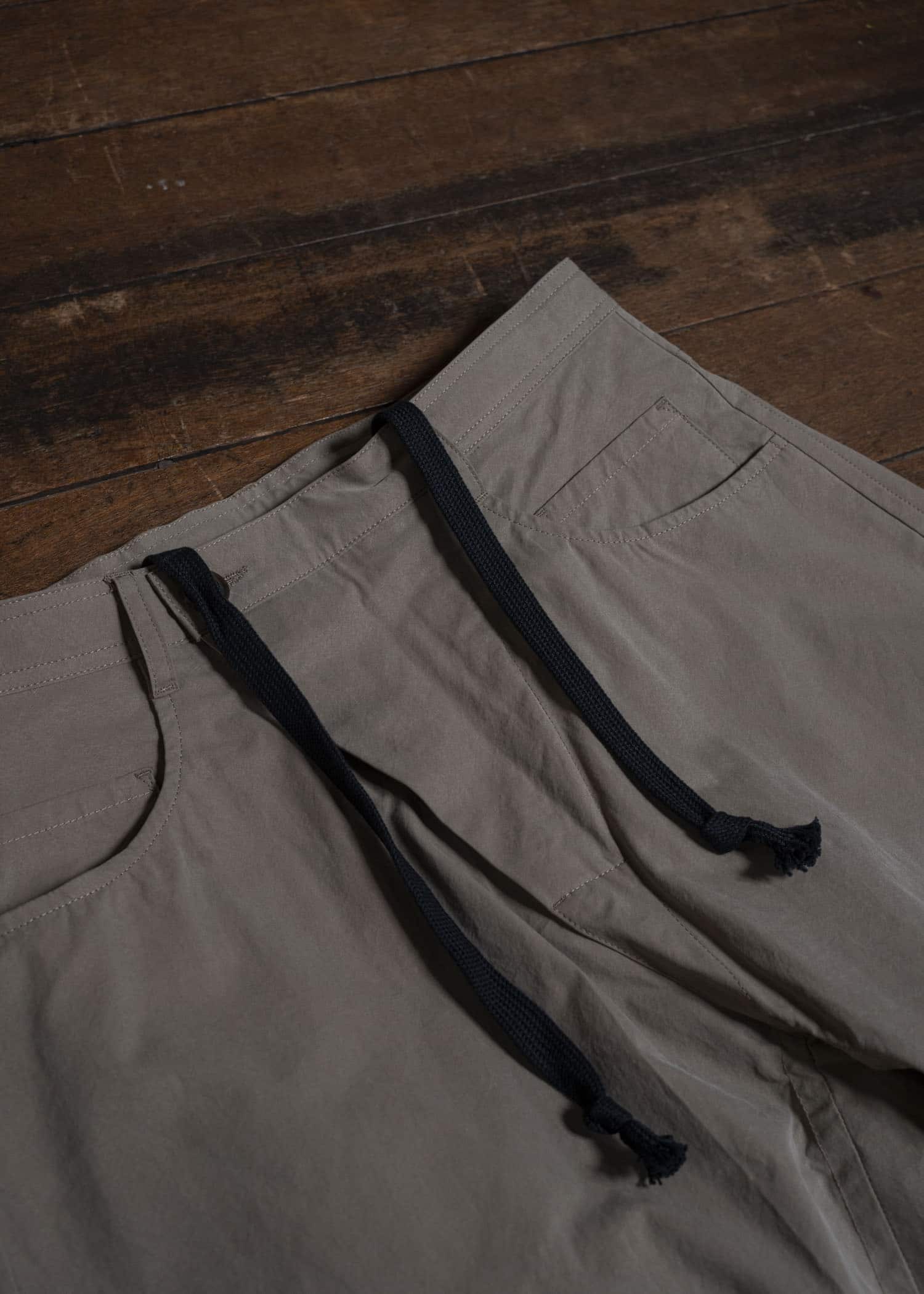 JAN-JAN VAN ESSCHE TROUSERS#90 OVERSIZED 6-POCKET DENIM WITH DRAWSTRING INSIDE Time Washed Light | Stone Grey