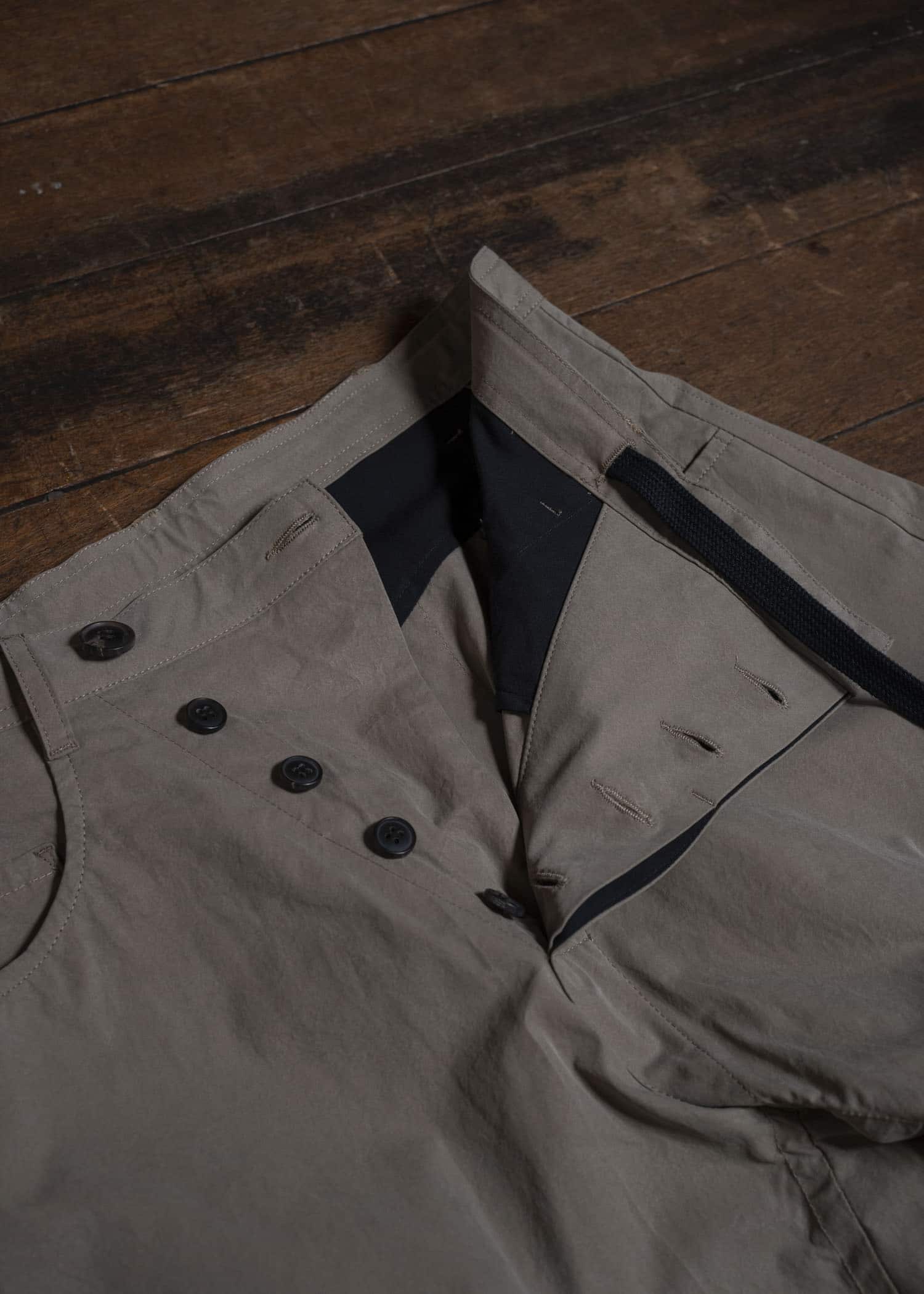 JAN-JAN VAN ESSCHE TROUSERS#90 OVERSIZED 6-POCKET DENIM WITH DRAWSTRING INSIDE Time Washed Light | Stone Grey