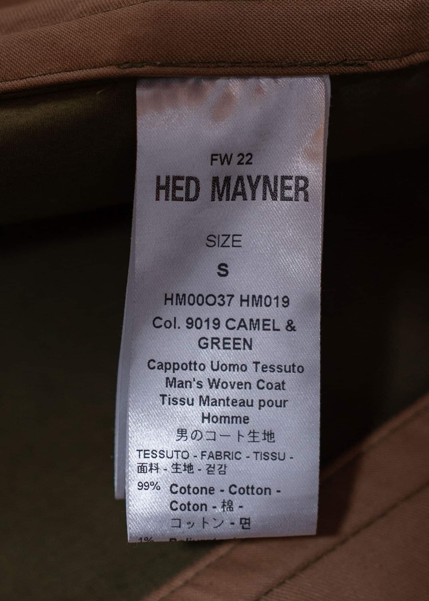 HED MAYNER 22AW TRENCH COAT