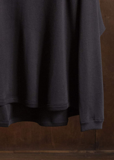 JAN-JAN VAN ESSCHE TEE#93 LOOSE FIT CREWNECK RAGLAN TEE Co Cashmere Pancake | Ebony Black