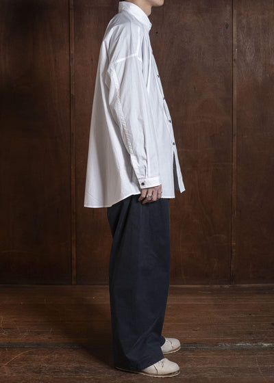 JAN-JAN VAN ESSCHE TROUSERS#90 OVERSIZED 6-POCKET DENIM WITH DRAWSTRING INSIDE Time Washed Light | Off Black