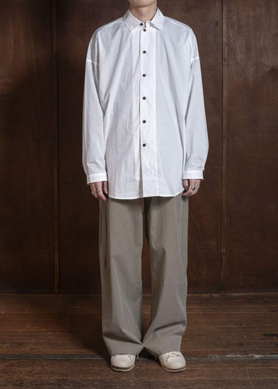 JAN-JAN VAN ESSCHE TROUSERS#90 OVERSIZED 6-POCKET DENIM WITH DRAWSTRING INSIDE Time Washed Light | Stone Grey