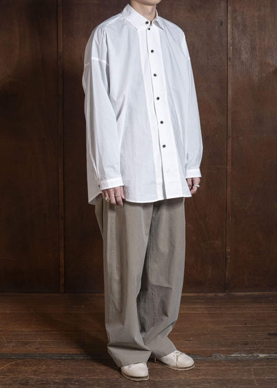 JAN-JAN VAN ESSCHE TROUSERS#90 OVERSIZED 6-POCKET DENIM WITH DRAWSTRING INSIDE Time Washed Light | Stone Grey
