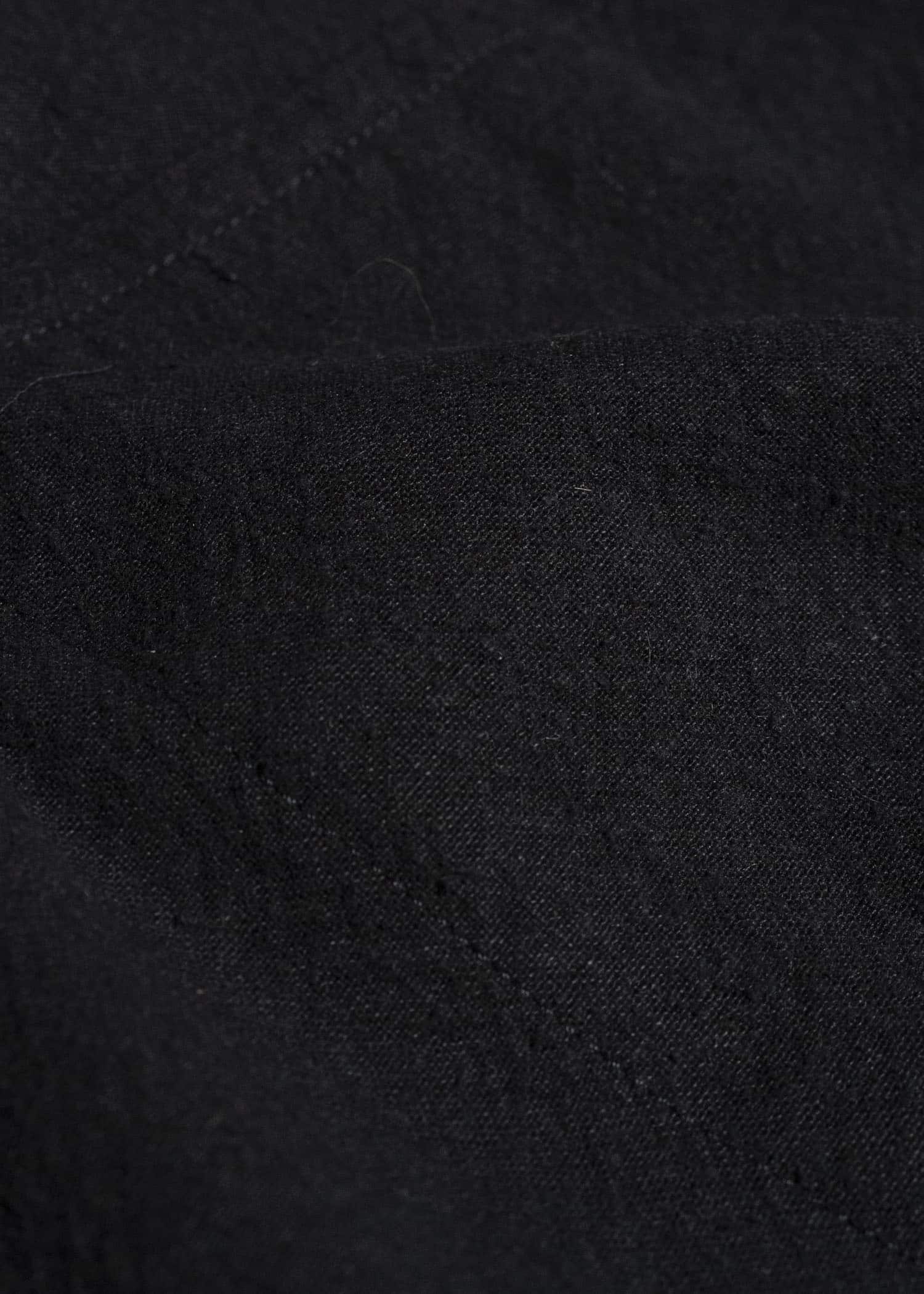 JAN-JAN VAN ESSCHE JACKET#66 OVERSIZED BLAZER WITH JET POCKET AND FULLY LINED Hemp Se Nappy Cloth | Black