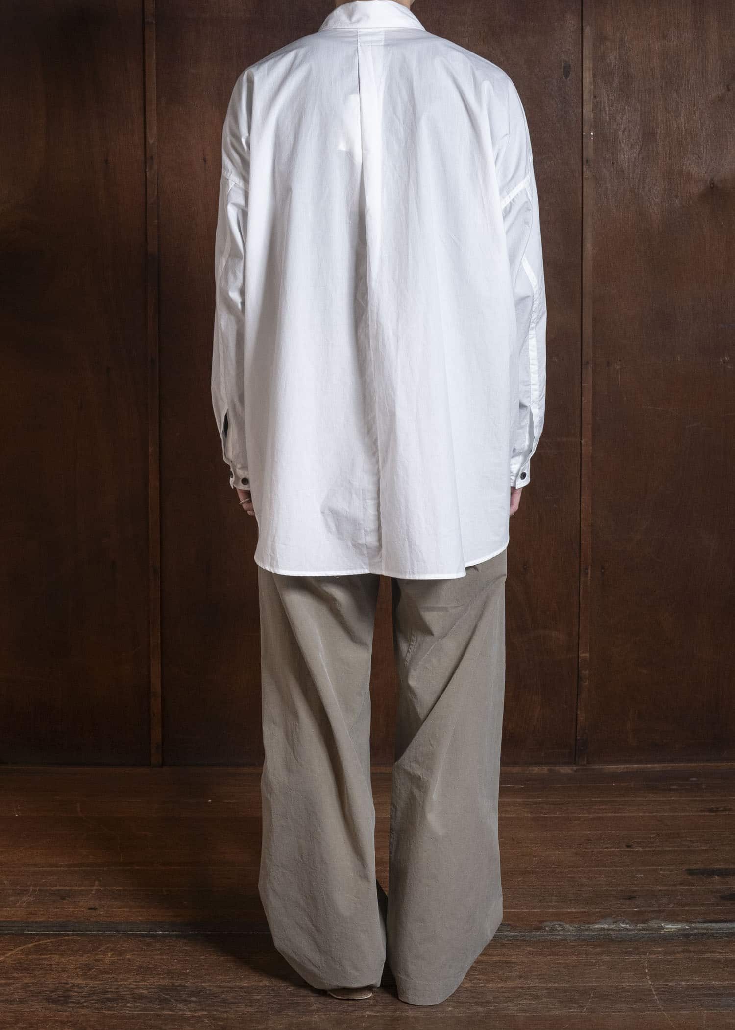 JAN-JAN VAN ESSCHE TROUSERS#90 OVERSIZED 6-POCKET DENIM WITH DRAWSTRING INSIDE Time Washed Light | Stone Grey