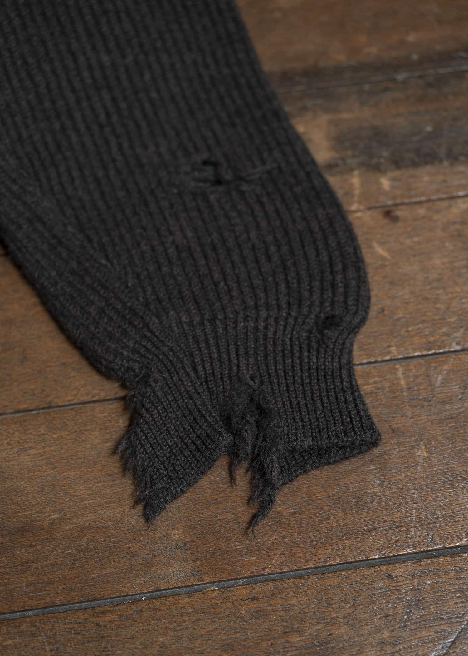 HED MAYNER 22AW Destroyed Turtle Neck Knit