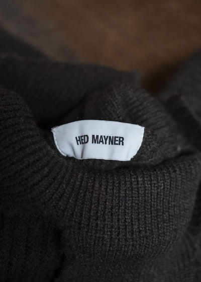 HED MAYNER 22AW Destroyed Turtle Neck Knit