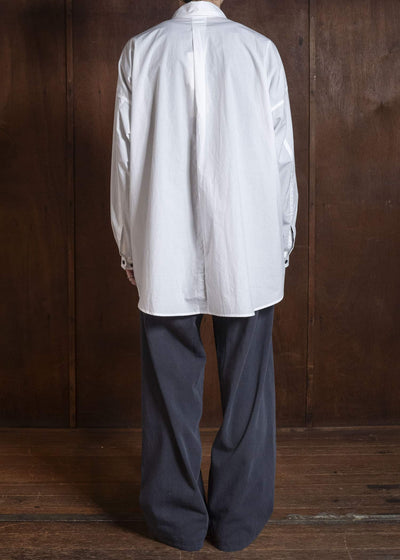 JAN-JAN VAN ESSCHE TROUSERS#90 DENIM STYLE TROUSERS | CO HEMP DENSE TWILL | Logwood