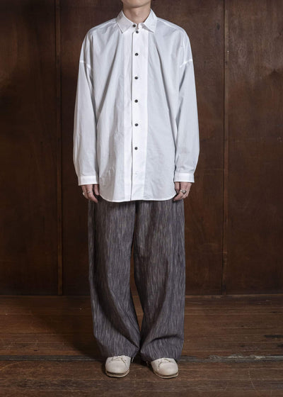 JAN-JAN VAN ESSCHE TROUSERS#90 DENIM STYLE TROUSERS | KASURI COTTON SILK | Old Lavender