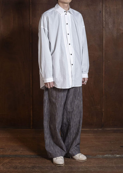 JAN-JAN VAN ESSCHE TROUSERS#90 DENIM STYLE TROUSERS | KASURI COTTON SILK | Old Lavender