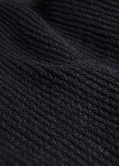 JAN-JAN VAN ESSCHE KNIT#68 HAND KNITTED TURTLE NECK SWEATER Lalin | Black