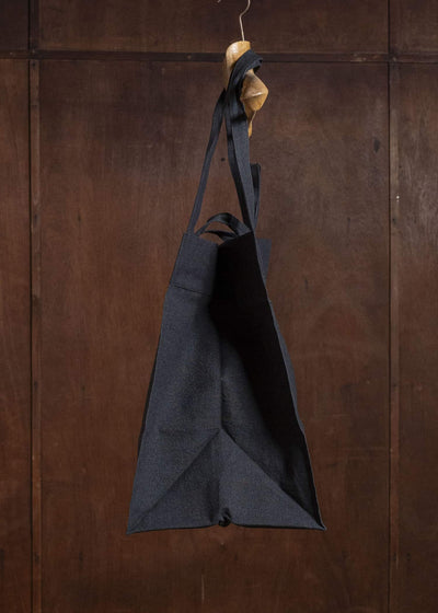 JAN-JAN VAN ESSCHE BAG#44 BAG | URUSHI HEMP CANVAS Pitch Black
