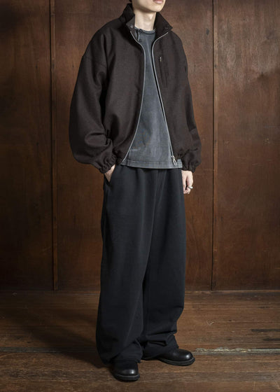 BIBLIOTHERK BR-OT06-AW25-01 DRAPED BLOUSON BROWN