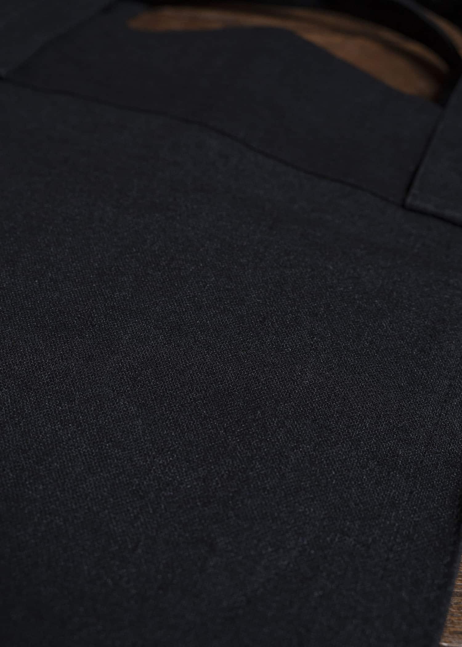 JAN-JAN VAN ESSCHE BAG#44 BAG | URUSHI HEMP CANVAS Pitch Black
