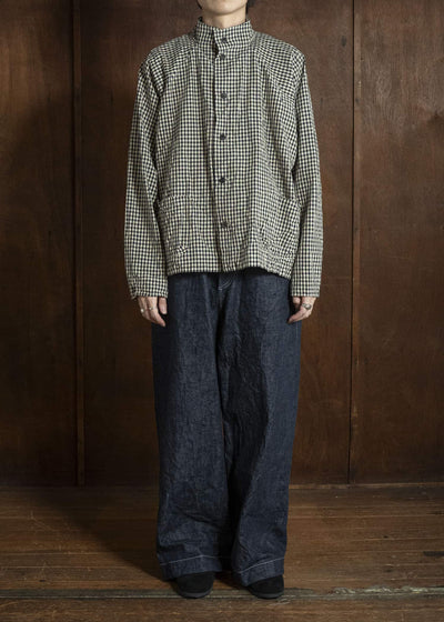 unkruid pickers shirt wool silk check