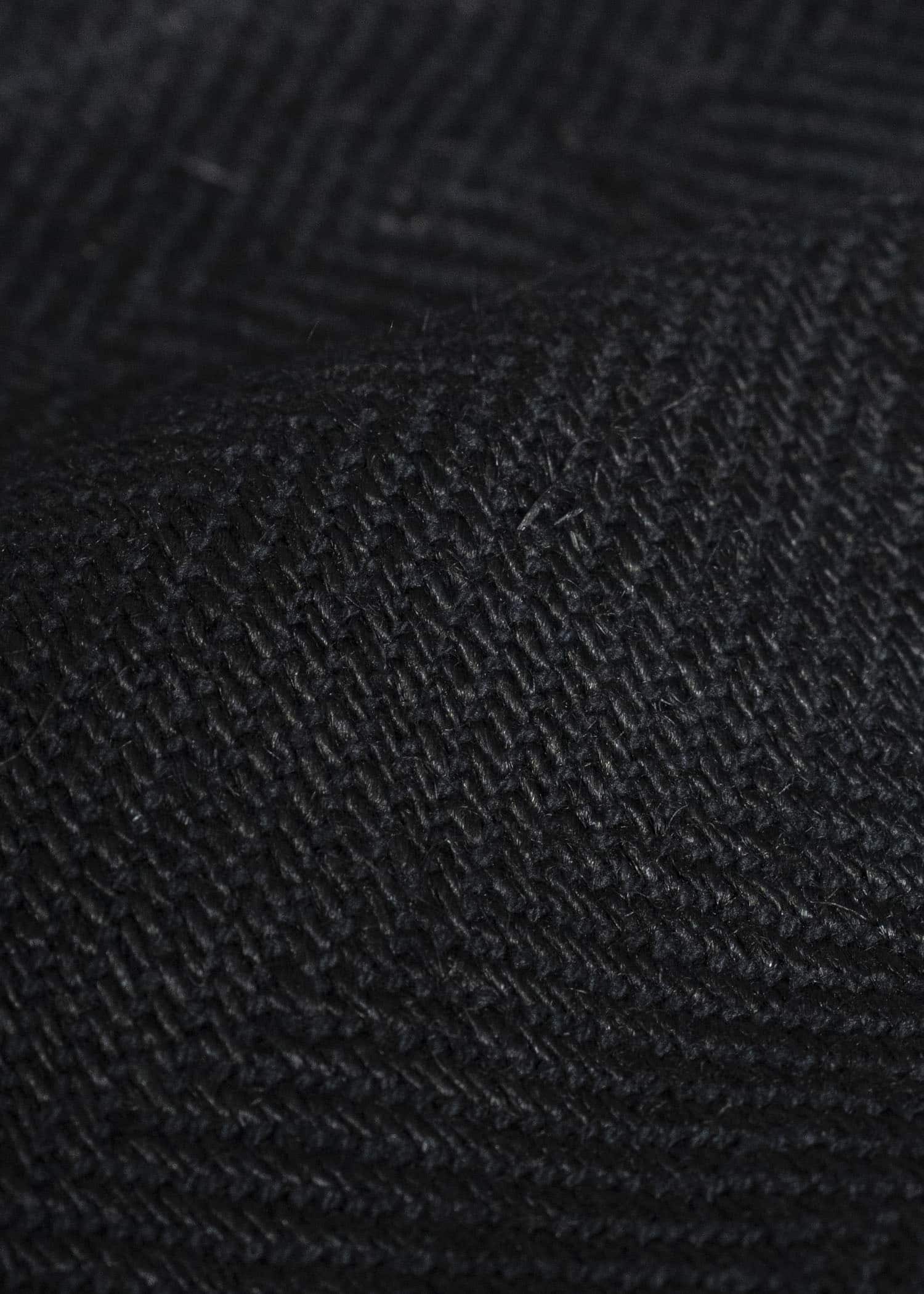 Gathering Textiles Farmer Jacket Handwoven Organic Cotton , Naturally Dyed Black FAJ02-HC-BK