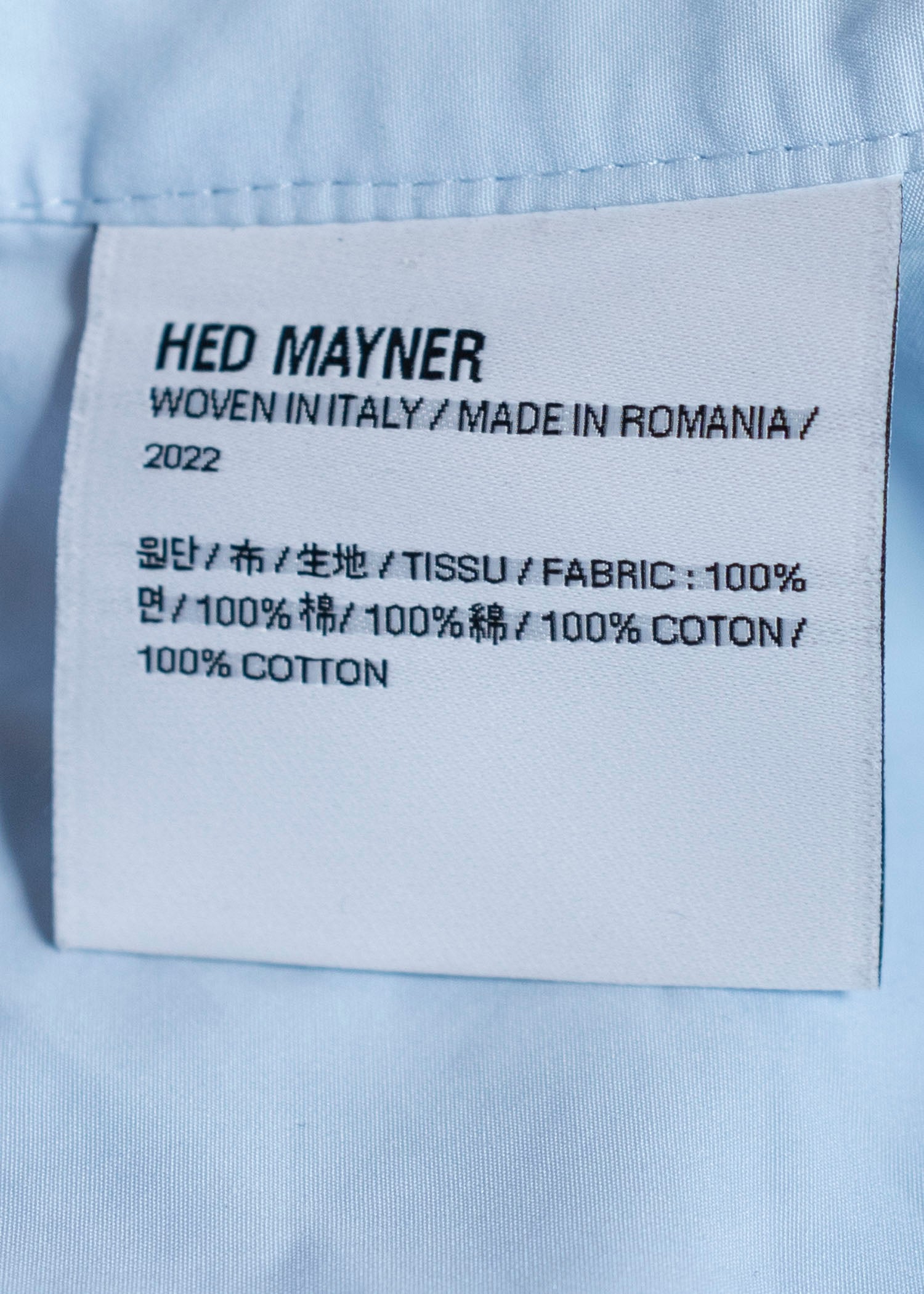 HED MAYNER 22SS Docking Shirt